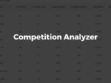 Competition Analyzer & Competitor SEO Analysis Tool