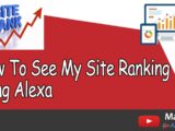 How To See My Site Ranking using Alexa
