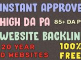 5 High DA PA Website For High Quality Backlinks And Instant Approval | Rank In 24 Hours Guaranteed