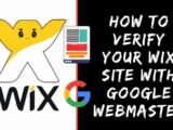 How to Verify your Wix website with Google Webmaster | SEO