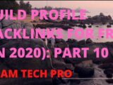 প্রোফাইল ব‍্যাকলিংক Part 10:Profile Backlinks Bangla Tutorial।Backlinks SEO Tutorial 2020#MAMTECHPRO