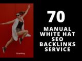 I will create manual white hat SEO backlinks service