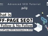 What is Off Page SEO in Tamil | dofollow & nofollow backlinks | Off page SEO Tutorial in Tamil | #28
