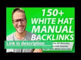 150 SEO backlinks white hat manual link building service for google top ranking