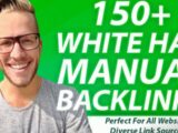 I will 150 SEO backlinks white hat manual link building service for google top ranking