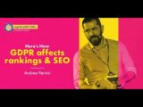 How GDPR affects Google rankings & SEO with Andrea Pernici