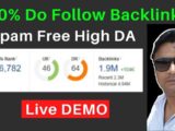 Create Do follow Backlink from  High DA PA Website