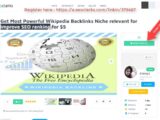 Get Most Powerful Wikipedia Backlinks Niche relevant for improve SEO ranking On